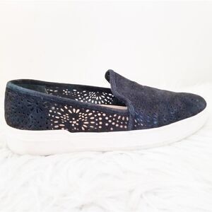 Via Spiga shoes size 4 black laser cutouts